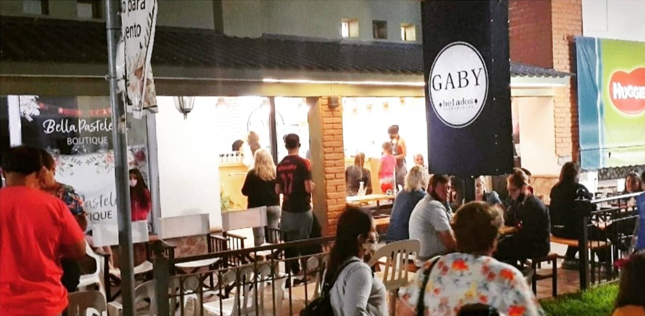 Helado en Sucursal Villa del Dique